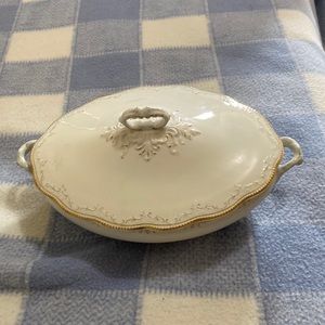 Antique serving dish.  From the Landmark Inn Marquette MI.  See pics.